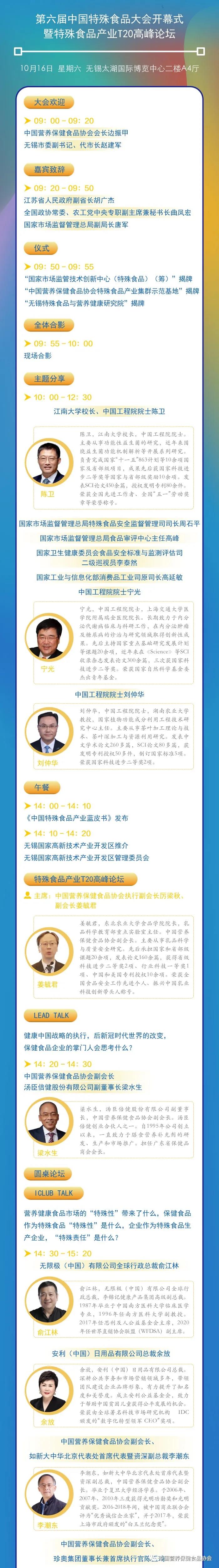 4.第六届中国特殊食品大会开幕式暨特殊食品产业T20高峰论坛